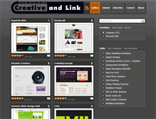 Tablet Screenshot of creativeandlink.com